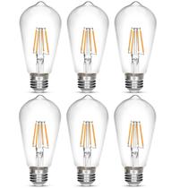 Lâmpada LED NOTOC Vintage Edison 4W 450lm 2700K E26 120V Pacote com 6 Lâmpada LED NOTOC Vintage Edison 4W 450lm 2700K E26 120V Pacote com 6