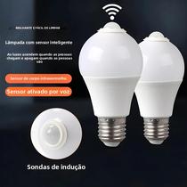 Lâmpada LED Noturna Com Sensor De Movimento PIR E27 5W 9W 15W Com Detector De Movimento