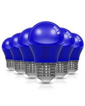 Lâmpada LED ORALUCE Blue 5W 450LM E26, pacote com 6 unidades para decoração Lâmpada LED ORALUCE Blue 5W 450LM E26, pacote com 6 unidades para decoração