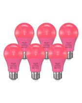 Lâmpada LED ORALUCE Colorful A19 9W 810LM equivalente a 60W, pacote com 6 Lâmpada LED ORALUCE Colorful A19 9W 810LM equivalente a 60W, pacote com 6