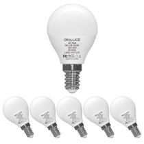 Lâmpada LED ORALUCE E12 5W 3000K 450lm, não regulável, pacote com 6 Lâmpada LED ORALUCE E12 5W 3000K 450lm, não regulável, pacote com 6