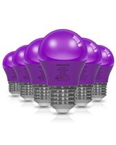 Lâmpada LED ORALUCE Purple 5W (equivalente a 40W) E26 Base, pacote com 6