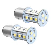 Lampada led p21/5w 24v 4w (40w) bay15d 2 polos branca 18 led