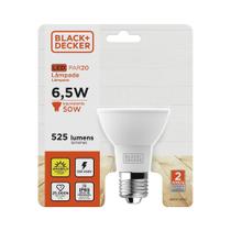 Lâmpada Led Par20 100-240V 2700K 7W IRC 80 IP65 Black=Decker Lâmpada Led Par20 100-240V 2700K 7W IRC 80 IP65 Black=Decker
