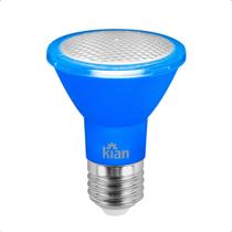 Lâmpada LED Par20 6W E27 Azul Bivolt