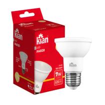 Lâmpada Led Par20 7w 2700k E27 Luz Branco-quente Spot Foco Lâmpada Led Par20 7w 2700k E27 Luz Branco-quente Spot Foco