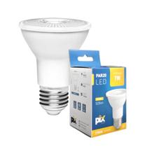 Lâmpada Led Par20 7w P/ Area Interna E27 2700k Bivolt - Pix