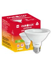 Lâmpada LED PAR30 9,8W Bivolt Base E27 Luz Amarela Branco Quente Dimerizável 2700K Ourolux Lâmpada LED PAR30 9,8W Bivolt Base E27 Luz Amarela Branco Quente Dimerizável 2700K Ourolux