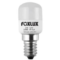 Lampada led para geladeira 3w 127v e-14 foxlux ledg3.1