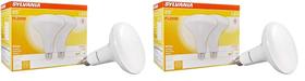 Lâmpada LED para inundação Sylvania BR40 13W 900 lúmens 3000K, pacote com 2 unidades Lâmpada LED para inundação Sylvania BR40 13W 900 lúmens 3000K, pacote com 2 unidades