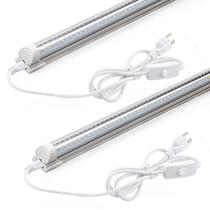 Lâmpada LED para loja Barrina 2FT 20W 3000LM 4000K em forma de V, pacote com 2