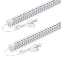 Lâmpada LED para loja CNSUNWAY 2FT 20W 3000LM 5000K Daylight T8, pacote com 2
