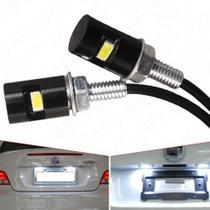Lampada Led Parafuso De Placa Preto Para Moto