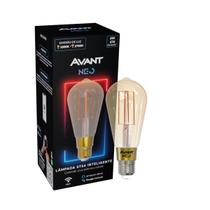 Lampada Led Pera Smart Inteligente ST64 6w 1800K 6500K Branco Quente Neutro Frio E27 110v 220v Cod 290802470 Avant Neo
