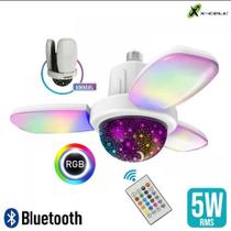 Lampada Led Petala 35w Caixa de Som Bluetooth Controle XC-GL-03B Lampada Led Petala 35w Caixa de Som Bluetooth Controle XC-GL-03B