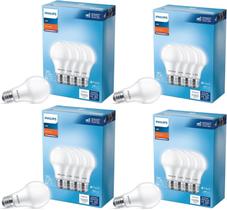 Lâmpada LED Philips A19 75W equivalente a branco macio 2700K