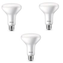 Lâmpada LED PHILIPS BR30 7,2 W (equivalente a 65 W) 650 lm E26, pacote com 3