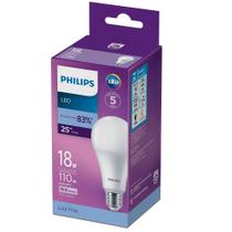 Lâmpada Led Philips bulbo A75 18W luz branca fria 1800 lúmens bivolt base E27