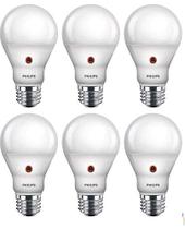 Lâmpada LED Philips Dusk-to-Dawn A19 8W (pacote com 6)