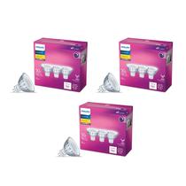 Lâmpada LED PHILIPS Flicker-Free, pacote com 9 unidades de 50 W (equivalente)