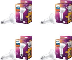 Lâmpada LED Philips Frosted Dimmable BR30 7,5 W (pacote com 4)