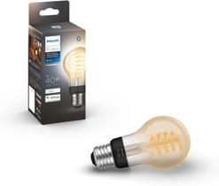 Lâmpada LED Philips Hue Smart 40W A19 Filament 550LM, 1 pacote