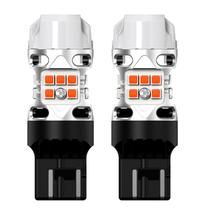 Lâmpada LED Pisca-Pisca LASFIT T3 7440 7443 Âmbar - 4000LM 48W