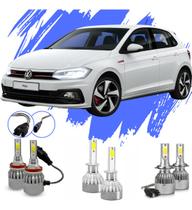 Lâmpada Led Polo 2017-2024 Kit H1 H7 H11 V10 - Efeito Xênon
