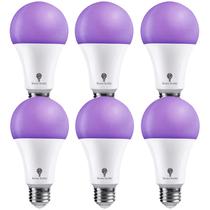 Lâmpada LED preta Bluex Bulbs A21 16W (120W Equiv), pacote com 6 Lâmpada LED preta Bluex Bulbs A21 16W (120W Equiv), pacote com 6