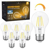 Lâmpada LED Qingmiao A19 E26 Base regulável 4W (equivalente a 40W) 400lm