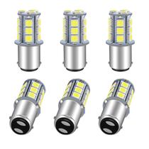Lâmpada LED Qoope 1076 BA15D 12V Luz Branca Kit com 6 Unidades