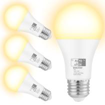 Lâmpada LED Qualilux Dusk to Dawn 9,5 W 850 LM, pacote com 4 unidades A19