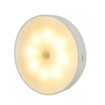Lâmpada Led Recarregável Sem fio com Sensor de Presença Luminária Automático Inteligente Recarregável USB
