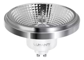 Lâmpada Led Refletora AR111 GU10 12W 24G 3000K Branco Quente-Lumanti