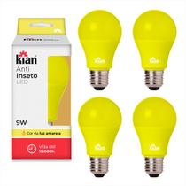 Lampada Led Repelente 9w Bivolt Anti Inseto Mosquito Kit C/ 4 - kian