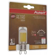 Lâmpada Led Retrô Luxpin G9 Avant 2w~220v - 2200k Luz âmbar Lâmpada Led Retrô Luxpin G9 Avant 2w~220v - 2200k Luz âmbar
