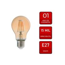 Lâmpada Led Retrô Pera A60 E27 4W 360 Lumens Âmbar 2200K Bivolt- Avant 180010271