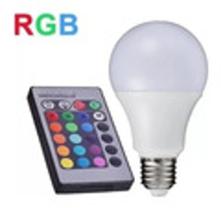 Lâmpada Led RGB 16 Cores 5W Bivolt Com Controle Remoto - Olivers