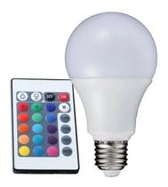 Lâmpada Led Rgb Bulbo 5w Controle Lâmpada Led Rgb Bulbo 5w Controle