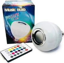 Lâmpada Led Rgb Caixa Som Bluetooth Controle Remoto 2 Em 1 Mp3 Luz Multicolor Lâmpada Led Rgb Caixa Som Bluetooth Controle Remoto 2 Em 1 Mp3 Luz Multicolor