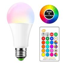 Lampada Led RGB Com Controle AC85-265V - LED RGBW