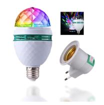 Lâmpada LED RGB Giratória Colorida Festas Baladas Bivolt - Luatek Lâmpada LED RGB Giratória Colorida Festas Baladas Bivolt - Luatek