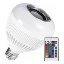 Lâmpada LED RGB+W com Caixa de Som Bluetooth e Controle Remoto Bivolt Dylan DY8002