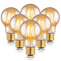 Lâmpada LED runquiz 2200k Vintage A19 Edison 4W/6W E26 Lâmpada LED runquiz 2200k Vintage A19 Edison 4W/6W E26