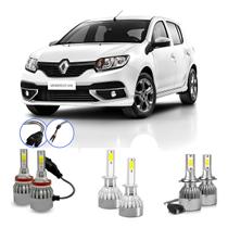 Lâmpada Led Sandero 2015 - 2022 H1 H7 H11 V10 - Efeito Xênon Lâmpada Led Sandero 2015 - 2022 H1 H7 H11 V10 - Efeito Xênon