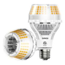 Lâmpada LED SANSI A21 27W 4000lm 3000K E26 Não regulável, pacote com 2 unidades Lâmpada LED SANSI A21 27W 4000lm 3000K E26 Não regulável, pacote com 2 unidades