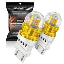 Lâmpada LED SEALIGHT 3156 3157 Sinal de direção amarelo âmbar x2