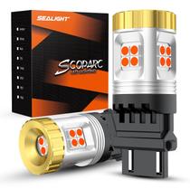 Lâmpada LED SEALIGHT 3157 1200% mais brilhante para luzes de freio (2 unidades) Lâmpada LED SEALIGHT 3157 1200% mais brilhante para luzes de freio (2 unidades)