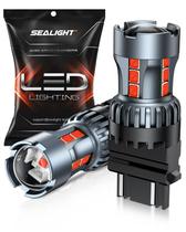 Lâmpada LED SEALIGHT 3157 Vermelha para Luz de Freio e Traseira 2 Unidades