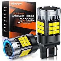 Lâmpada LED SEALIGHT 7443/7440 - Luz de Ré Branca 6000K (Par)